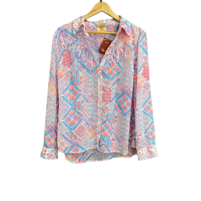 R.M. Williams Multicolour semi fitted shirt Women's size 16