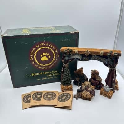 Boyds Bears & Friends Christmas Nativity Set 