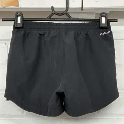 Adidas Kids  Size 10 / 9 Shorts Black  / Striped / White 