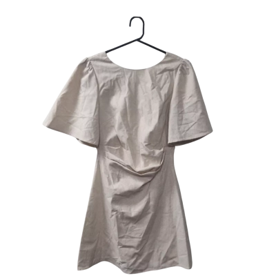 Tussah Women's Size 8 Cream Short Sleeve Dress  