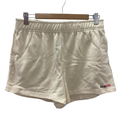 P.E Nation Womens  Size M Gym Shorts Beige 
