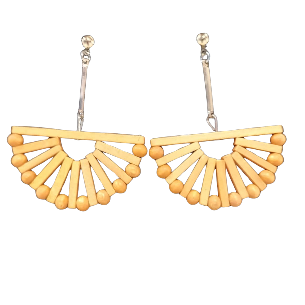 Wooden Dangle Earrings