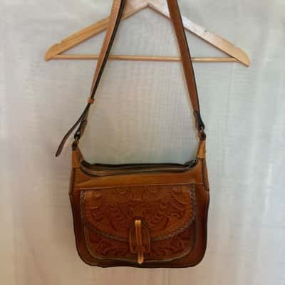  Patricia Nash Womens Cross Body Bag Brown 