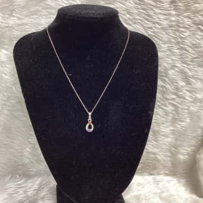  Womens Silver tone Necklace & Pendant 