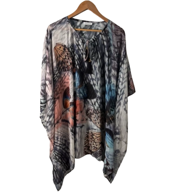 Wayne Cooper Womens  Size 18 Short Sleeve Top Multicoloured 