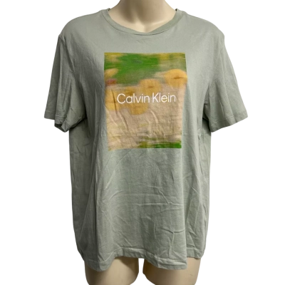 Calvin Klein Womens Size L Green T-Shirt