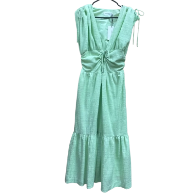 Sovere Womens  Size 10 Maxi Dress Lime Green 