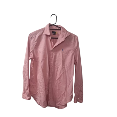 Polo Ralph Lauren Men's Size M Long Sleeve Shirt in Peach 