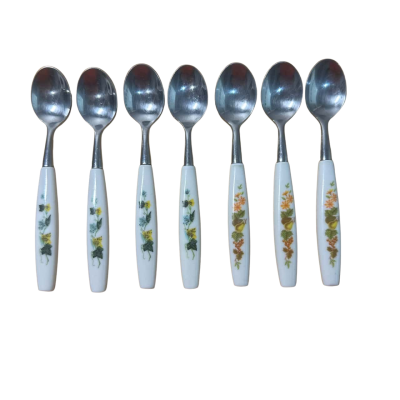 Lucky Wood Japan - Set of 7 Teaspoons 