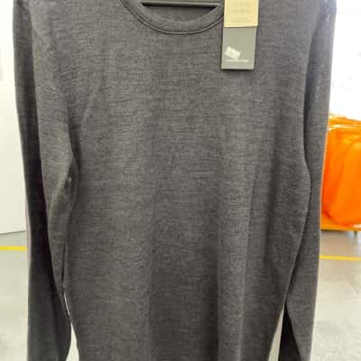 Country Road Merino Wool Charcoal Jumper Size M  NWT
