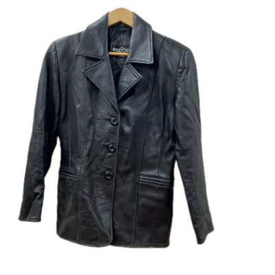 Underground Unisex Size XS Leather Jacket Black  