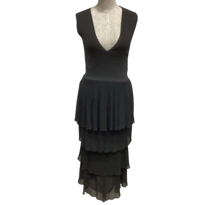 Zara Womens  Size S Sleeveless Maxi Dress  Black  