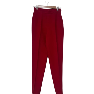 Cheap & Chic by Moschino  Size 12 Slim Fit Pants Red 