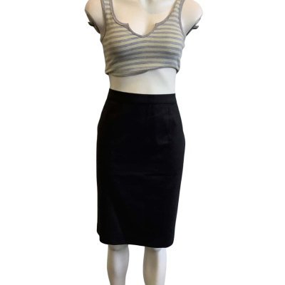 Boss Hugo Boss Women's Size 14 Wool Blend Pencil Skirt Charcoal 