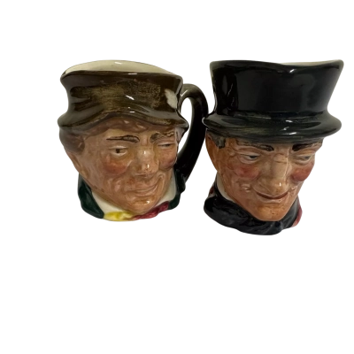 Vintage Miniature Toby Mugs