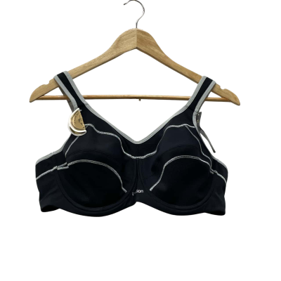 Triaction By Triumph Performance Bra  Size 18D Black  / Silver 