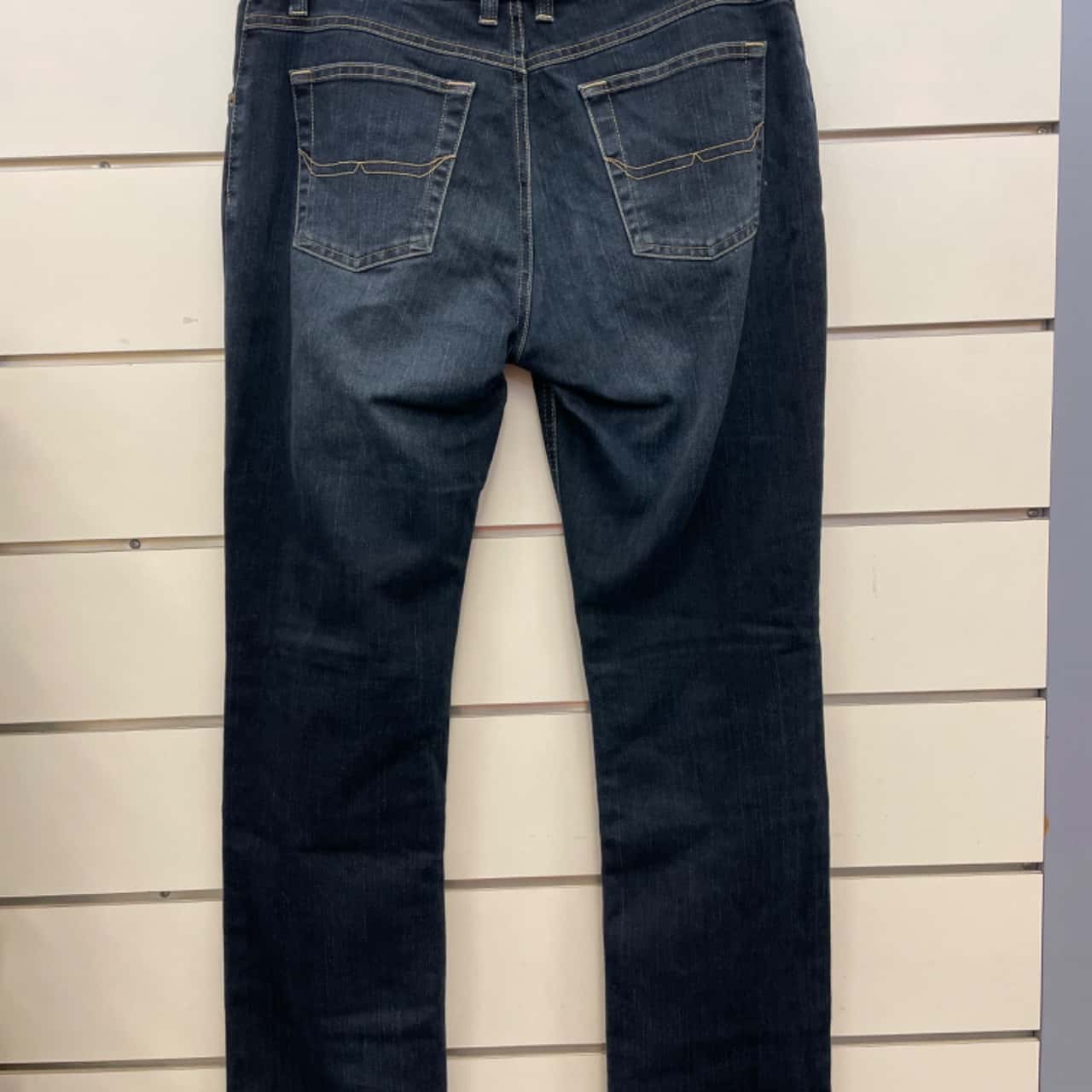 RM Williams Womens Size 12 Straight Jeans Navy Blue (s)