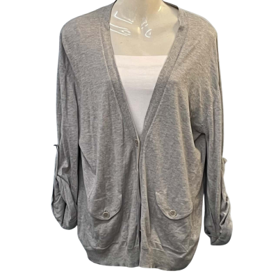 Country Road Womens Size L Button-down Cardigan Grey