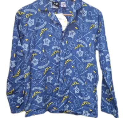 Harry Potter Size 14 PJ Top Kids Blue 