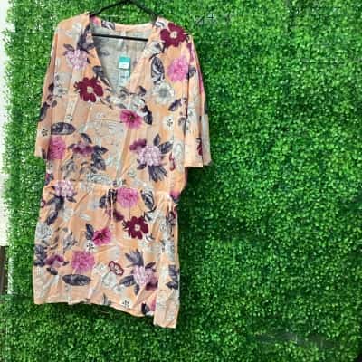 Seafolly Womens  Size XL Coverall Multicoloured 