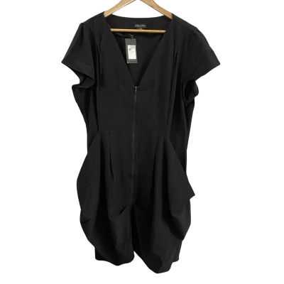 City Chic Womens  Size L Tunic Dress Black
