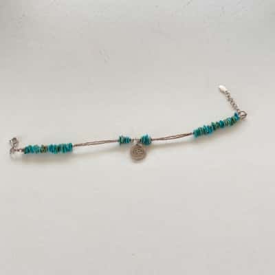 925 Sterling Silver Turquoise Bracelet 
