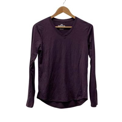 Kathmandu Womens  Size 10 Long Sleeve Top Purple 