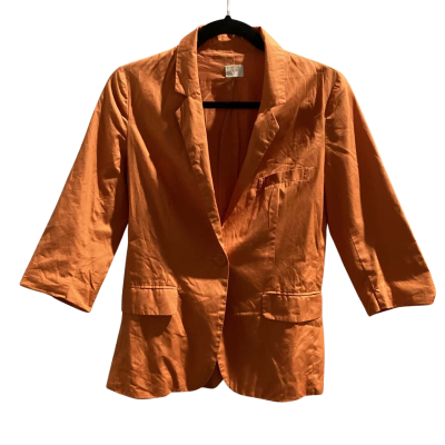 Gorman Thin Orange Blazer Womens Size 8 