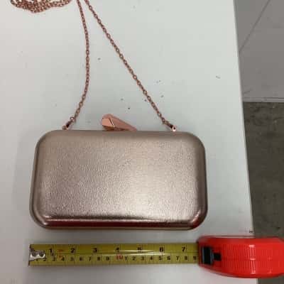Izoa Womens Evening Bag Rose Gold 