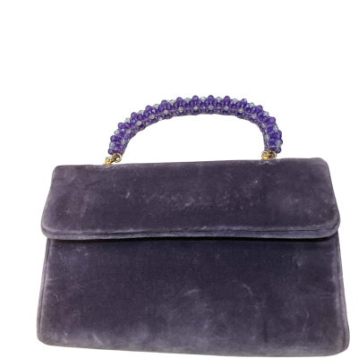 Mangiameli Milan Vintage velvet Bag