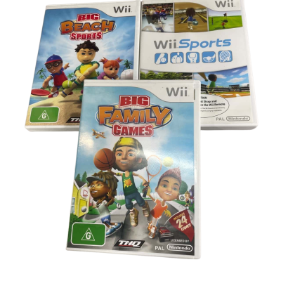 Wii Games x 3