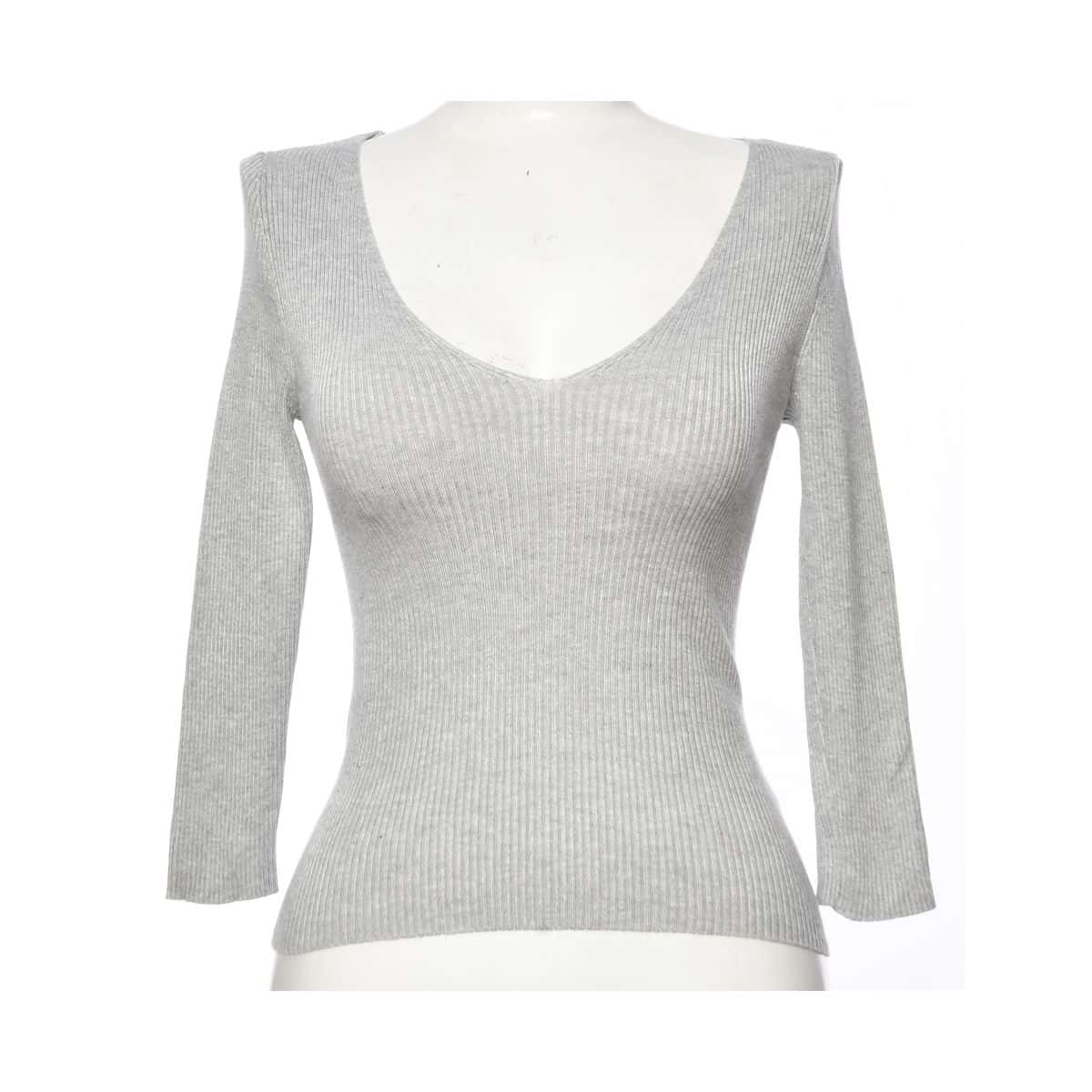 forever 21 ribbed v neck top
