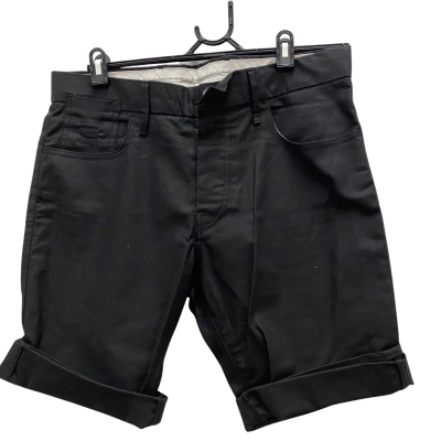 G-Star Mens Raw Denim Size 32 Black Shorts