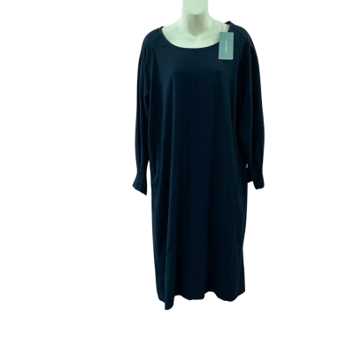 Trenery Boho Bishop Sleeve Dress Size 12 Night Sky 