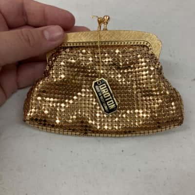 Oroton Women’s Vintage Alu-Mesh Gold Coloured Purse