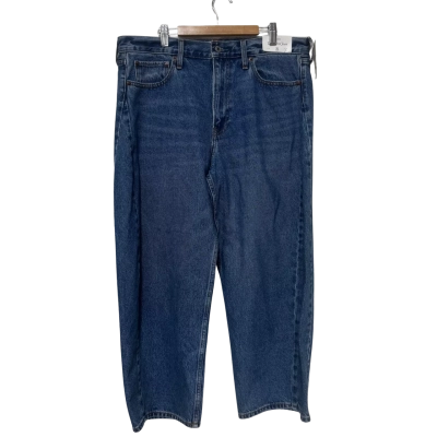 Abercrombie & Fitch The Barrel Mid Rise Blue Denim Jeans BNWT Size 31 Short