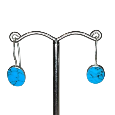 Womens Earrings Sterling Silver 925/Turquoise