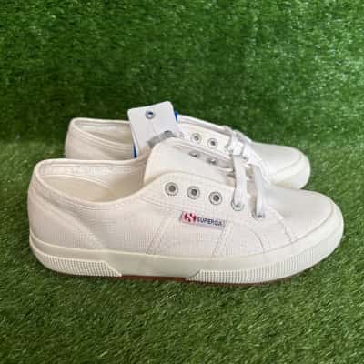 Superga 2750 Cotu Classic White Sneakers Size 37