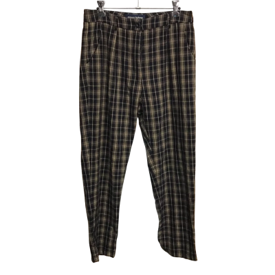 Princess Highway Womens  Size 10 Tattersall Print High Waist Print Pant