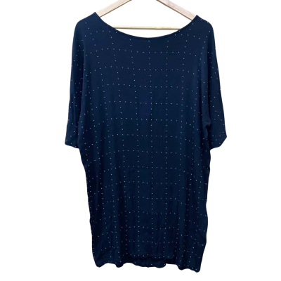 Alpha60 Black/White Spot Patterned Dress Size M