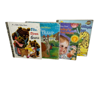mix of 4 different "A Little Golden Books"