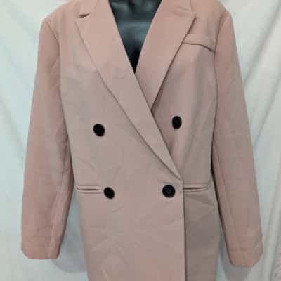 Feather and Noise Womens Size 12 Pink Blazer 