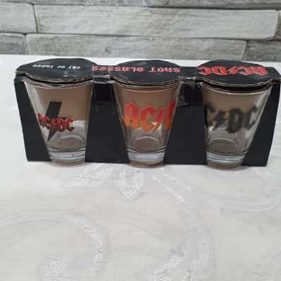 ACDC Shot Glasses Set Of 3 