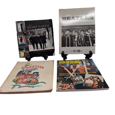 A selection of 4 books about THE BEATLES