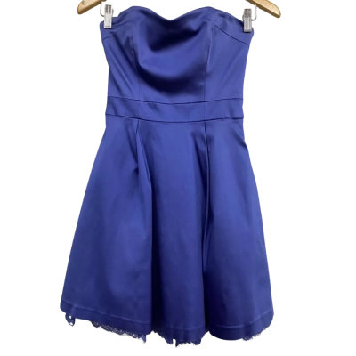 Forever New Womens  Size 8 Formal Dress / Strapless Dress Blue 