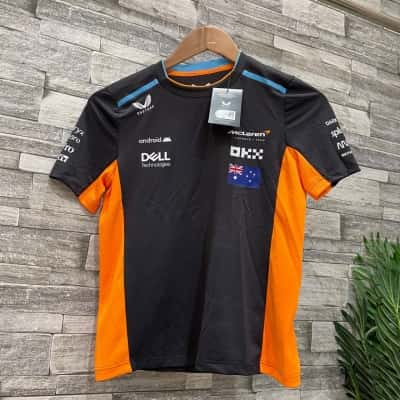 McLaren Kids  Size M / Youth Sport Top Black  / Orange 