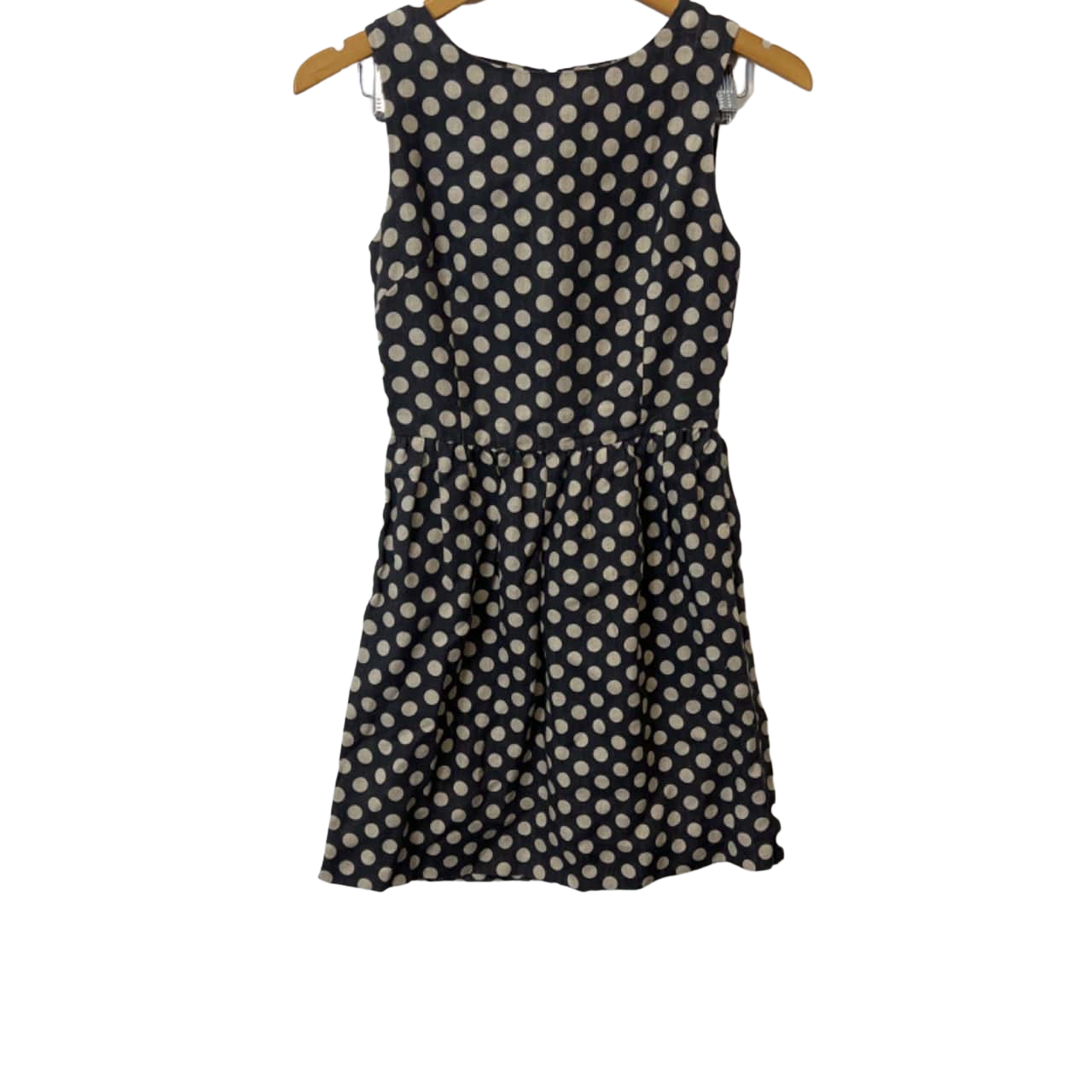 Gorman Size 6 Grey / Polka Dot linen dress(s)