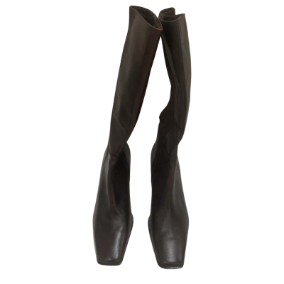 Womens Wittner Knee High Boots Size 37 Brown 