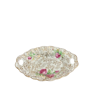 James Kent Longton “Rosita” tab handled serving dish