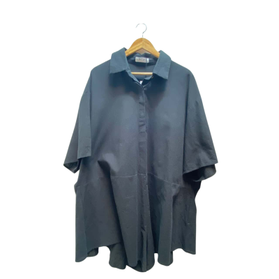 Showpo Womens  Size 18 Short Sleeve Playsuit Black  